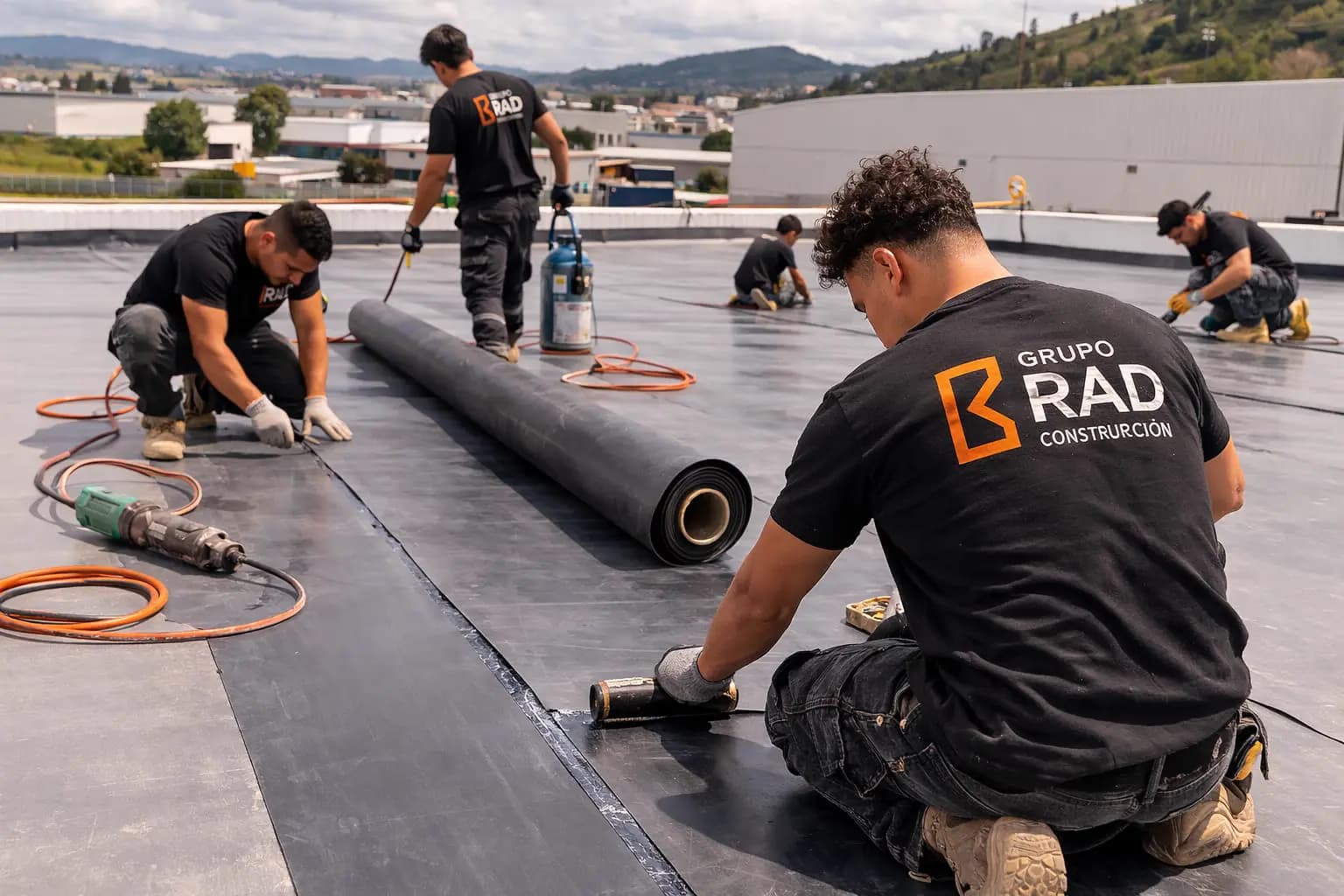 Instalación Impermeabilizante — Grupo RAD Construcción